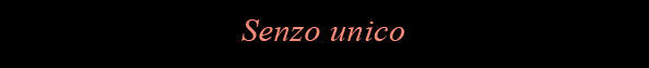 pianeta asfalto, senzo unico, titolo